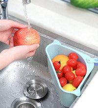 Triangular sink storage holder with functional design