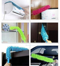 Foldable fan cleaner for dust removal