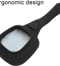 Magnifier for seniors with LED illumination