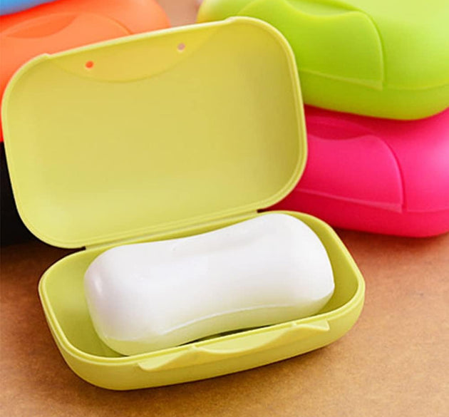 Waterproof plastic soap case for travel