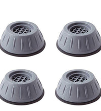 Furniture lifting base with anti-vibration feet, shock absorbent