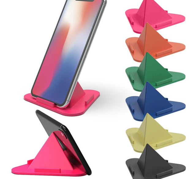 Universal Portable Three-Sided Pyramid Shape Mobile Holder Stand