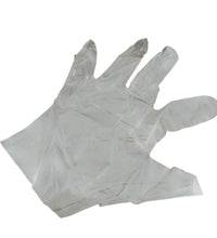 Large clear plastic gloves pack of 100 pieces