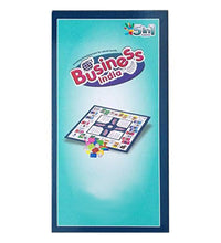 Business game board with plastic money coins and game cards