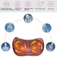 Massage pillow with adjustable settings.