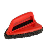 Abrasive scrubber brush for superior cleaning