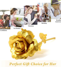 Decorative golden rose for events