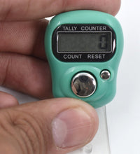 Ergonomic tally counter with a sleek design for comfortable use.