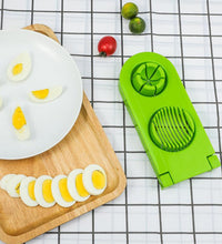 Easy-to-use boiled egg cutter with stainless steel wire