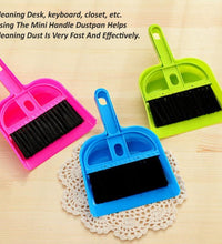 Durable dustpan and brush set for multipurpose cleaning.