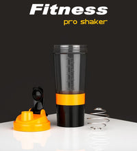 Protein shake bottle with easy-to-use lid