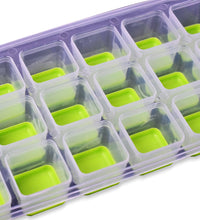 Ice tray with ice cubes