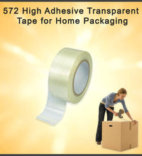 High adhesive transparent tape.