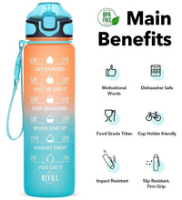 Time marker water bottle for gym