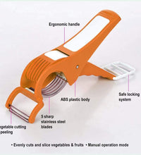 Peeler and cutter for vegetables