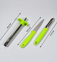 Multifunctional kitchen tool: knife, peeler, and lighter