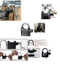 Smart anti-theft lock with built-in alarm for security