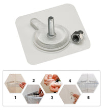 Wall hook with adhesive backing for easy installation