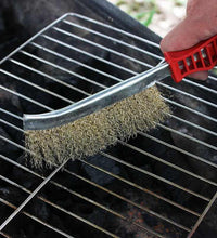 Wire hand brush for paint and rust removal