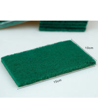 Kitchen scrubber pads in green for versatile cleaning tasks