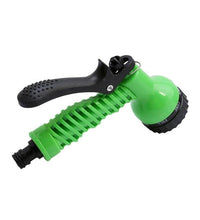 Garden nozzle with adjustable spray patterns.