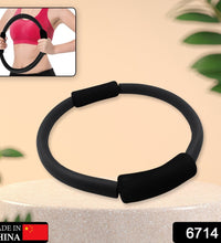 Pilates ring for fitness, yoga, and thigh exercises, home use.