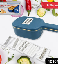 Vegetable Slicer Cutter With 6 Blades