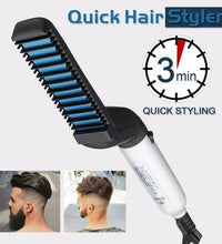 Beard and hair straightener, modelling comb.