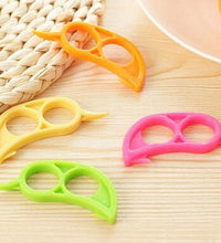 Creative snail ring peeler, ideal for peeling oranges.