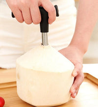 Comfortable grip coconut opener