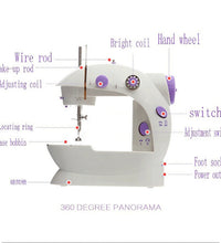 Portable hand sewing machine for home use