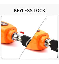 Bike lock with brake lever system