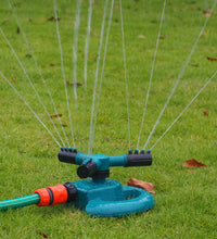 3-arm rotating sprinkler with adjustable water flow