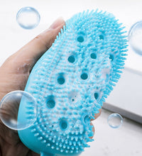 Super soft silicone body scrubber, bubble bath SPA brush.