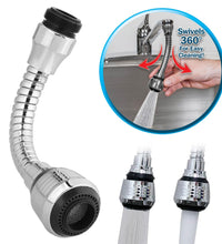 Detailed view of a water sprayer with a flexible nozzle, designed for efficient watering.