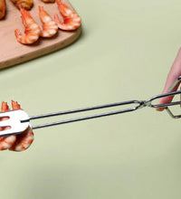 Multi-functional BBQ serving clamp