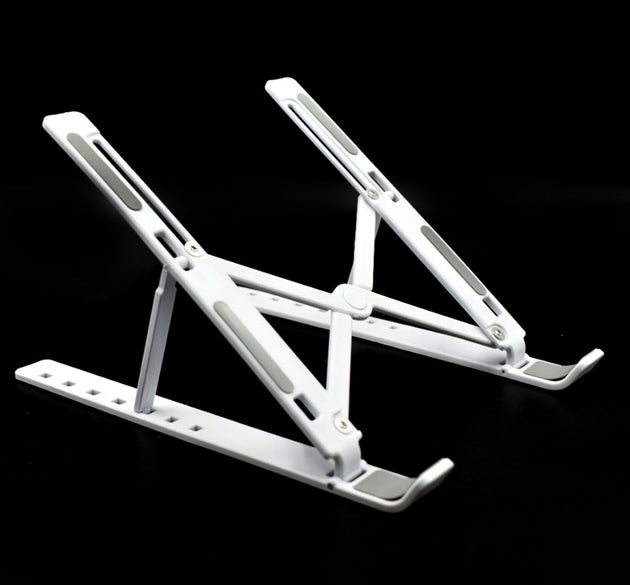 Foldable laptop stand in ergonomic design