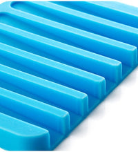 Large silicone soap dish with drainage