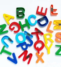 Magnetic letters for learning to spell