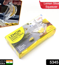 Transparent fruit juicer for lemon and lime