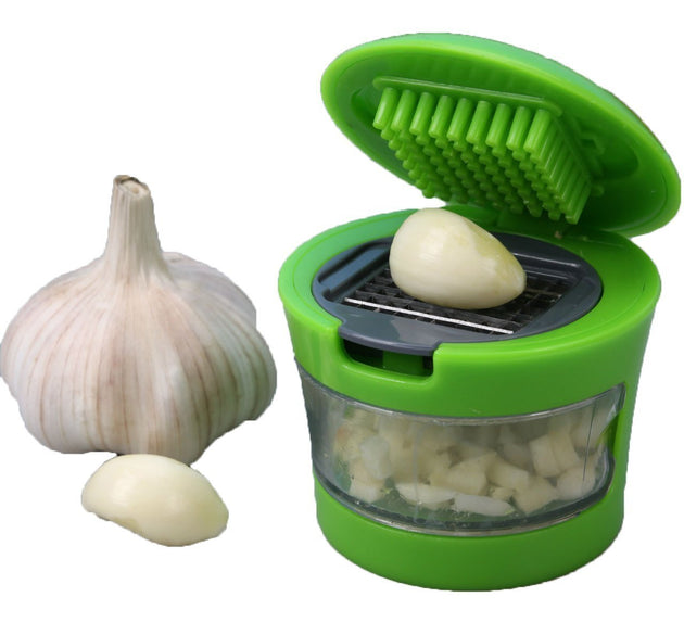 Ginger garlic crusher with handle for kitchen use