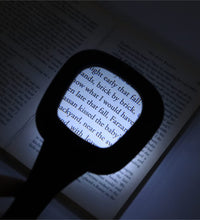 Magnifying glass with 6 LED lights