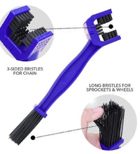 Multi-purpose cycle chain cleaning tool with brush attachment