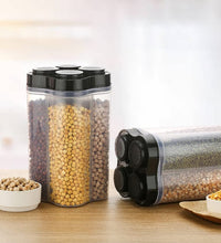 4-section container jar for fridge storage