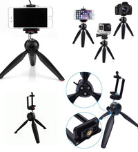 Mini tripod with phone holder