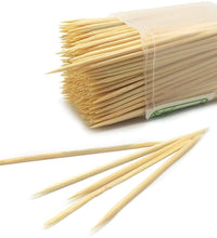 Wooden toothpicks with dispenser box for hygiene