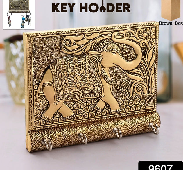 Elephant Charm Key Holder