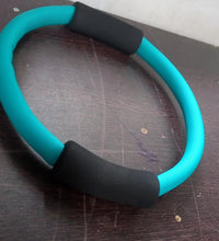 Yoga and pilates ring for home fitness, circle ring for exercise.