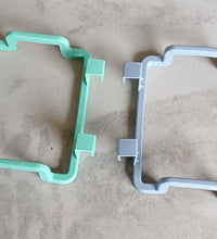 Holder for plastic garbage bag