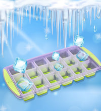 Flexible silicone ice tray